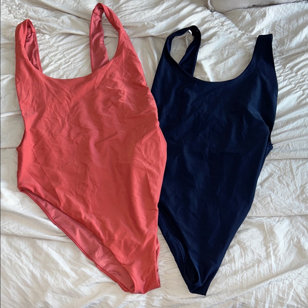 Aerie High Cut Cheeky Scoop Bathing Suit Bundle